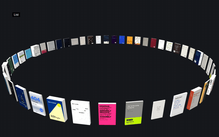 Books &mdash; a 3D bookshelf for Kirby CMS